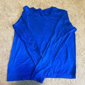 lululemon athletica Blue Long Sleeve Tee